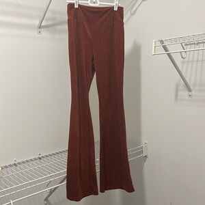 Target ribbed boot cut burnt orange pants